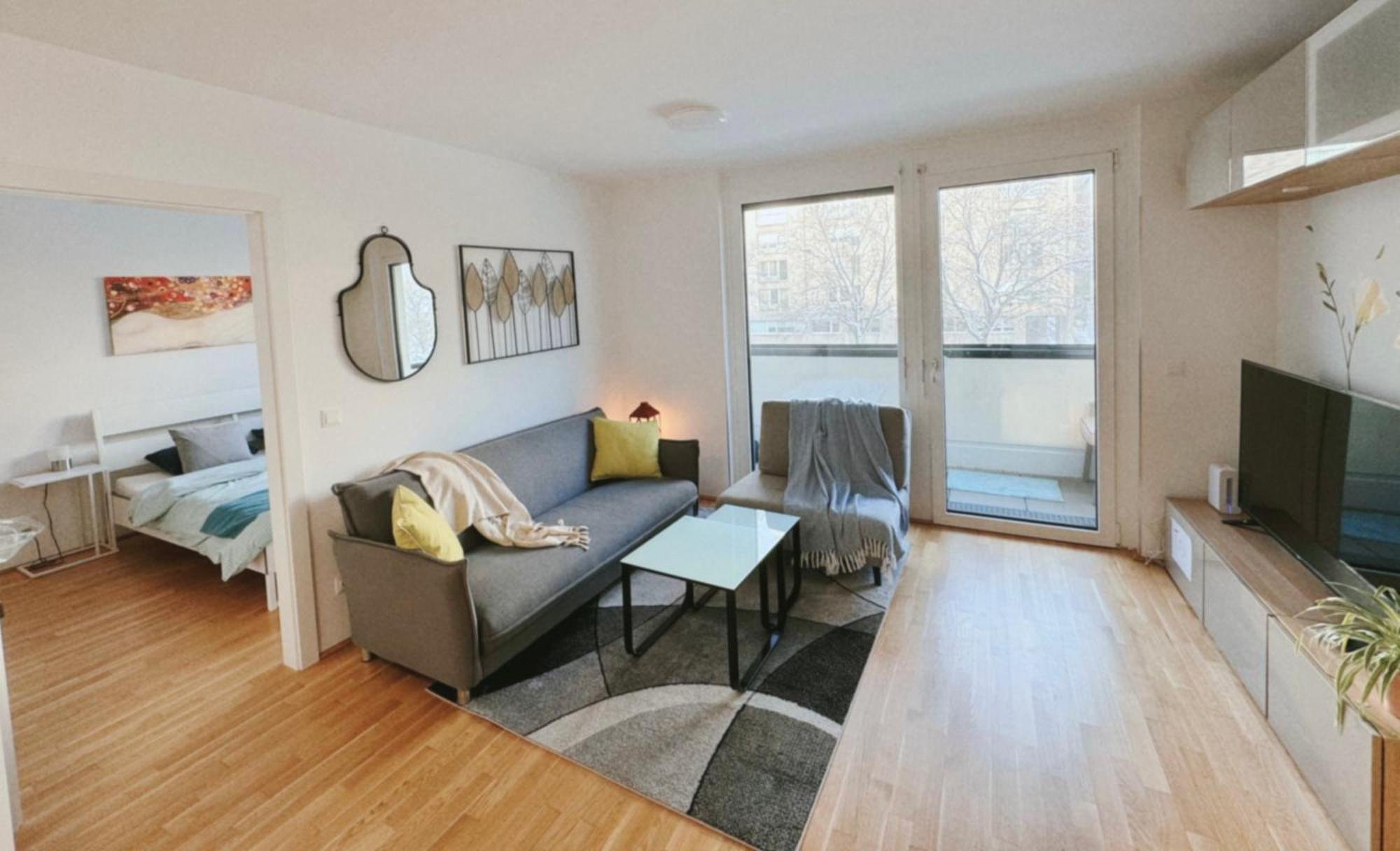 U1 Alte Donau Old Danube City Apartment 2 维也纳 外观 照片